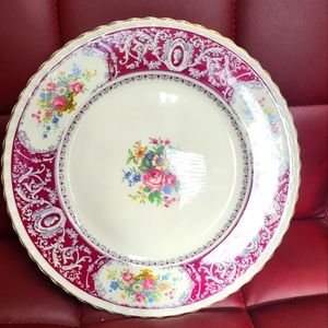 Myott Staffordshire CANTERBURRY 3311 & 3511 Red, Dinner Plate 10 3/4"